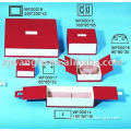 red art paper watch box